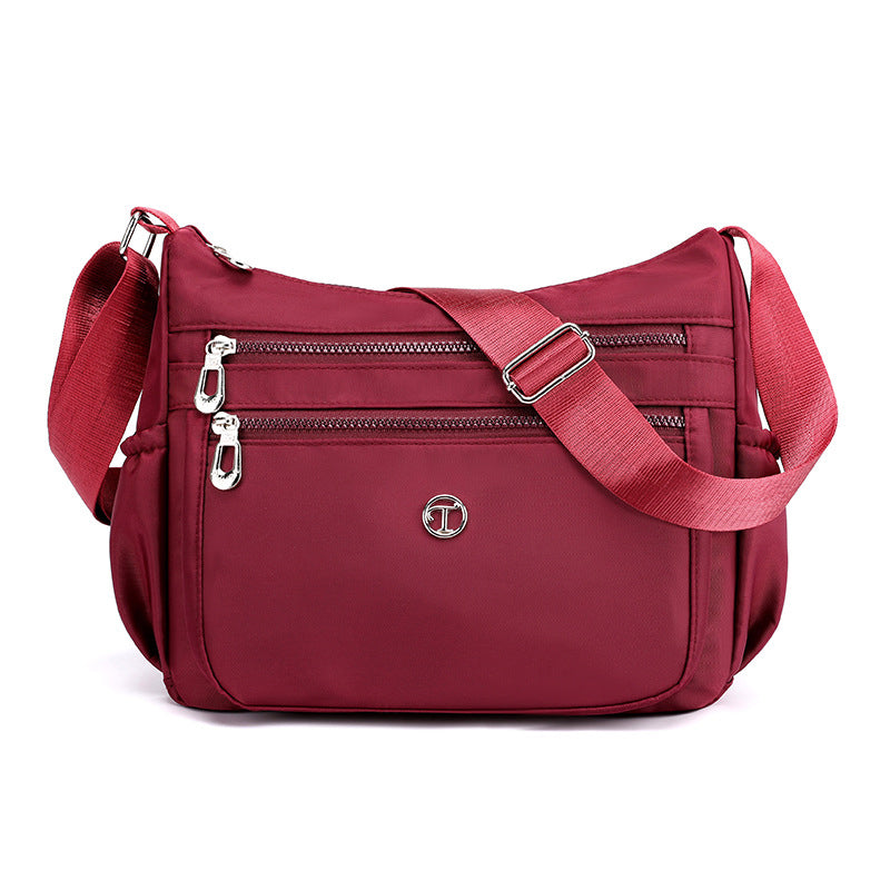 Oxford Cloth Crossbody Shoulder Bag