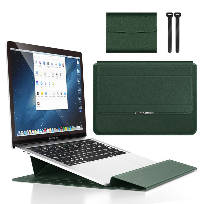 Laptop Sleeve Case Leather Case with Adjustable Stand