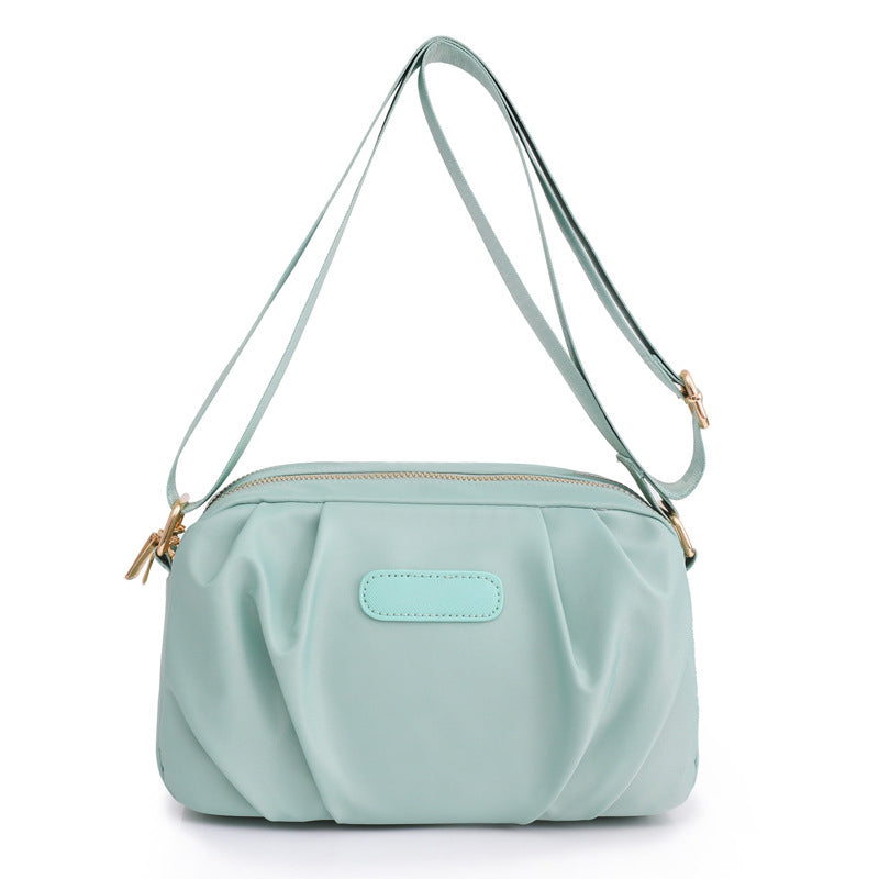 Stylish Pleated Simple Crossbody Bag