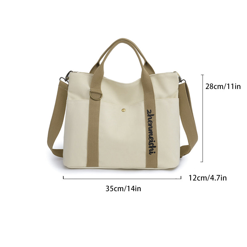 Printed Letter Crossbody Bag