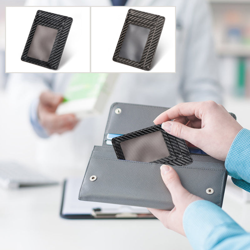 Front Pocket Leather Card Holder Wallets