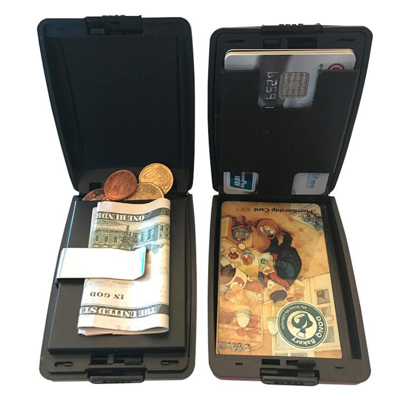 Waterproof RFID Blocking Metal Credit Card Holder Stainless Steel Aluminium Case Box