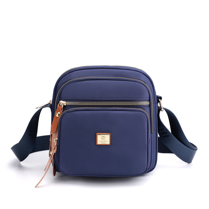Women's Multi Pocket Nylon Shoulder Bag