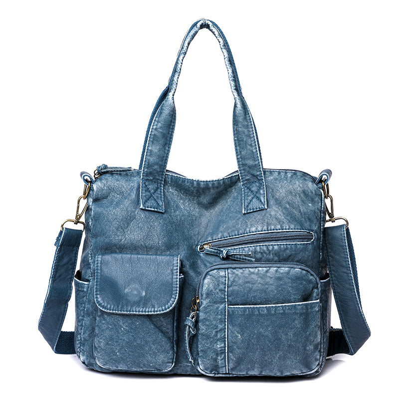 Denim Color Tote Handbags