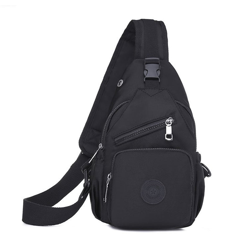 Multi-Pocket Waterproof Canvas Daily Shopping Backpack