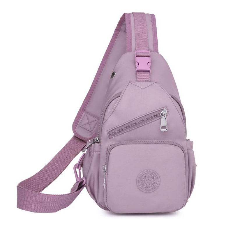 Multi-Pocket Waterproof Canvas Daily Shopping Backpack