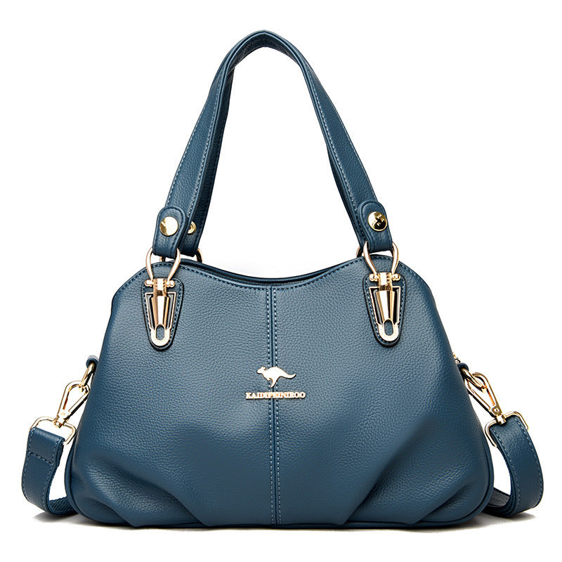 Women's Hobo Bag Top Handle Bag, Soft Pu Leather One-shoulder Hand-held Bag