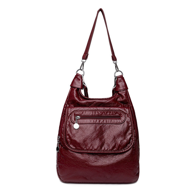 Vintage PU Backpack