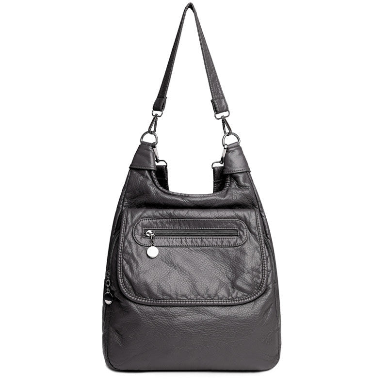 Vintage PU Backpack